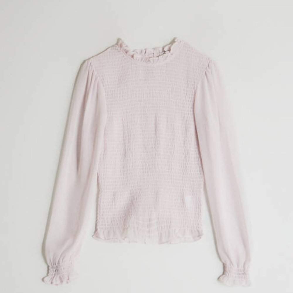 NWT Lilac Smocked Top Size S | Need Supply Co.